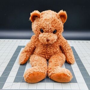 Ty Classic TySilk Binks Teddy Bear Plush 14 Inch Stuffed Animal 2002 Brown